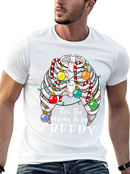 Creepy Christmas Skeleton T-Shirt
