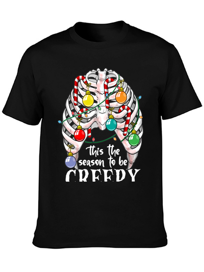 Creepy Christmas Skeleton T-Shirt