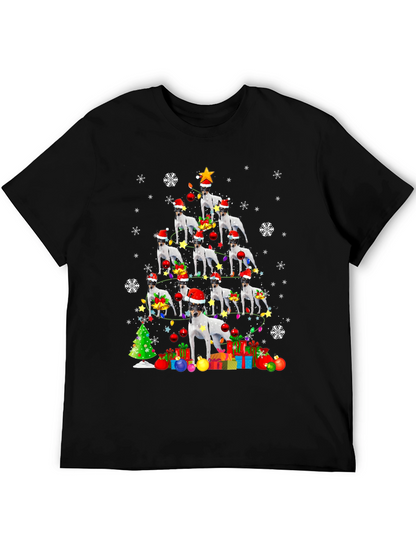 Dog Christmas Tree Graphic Tee
