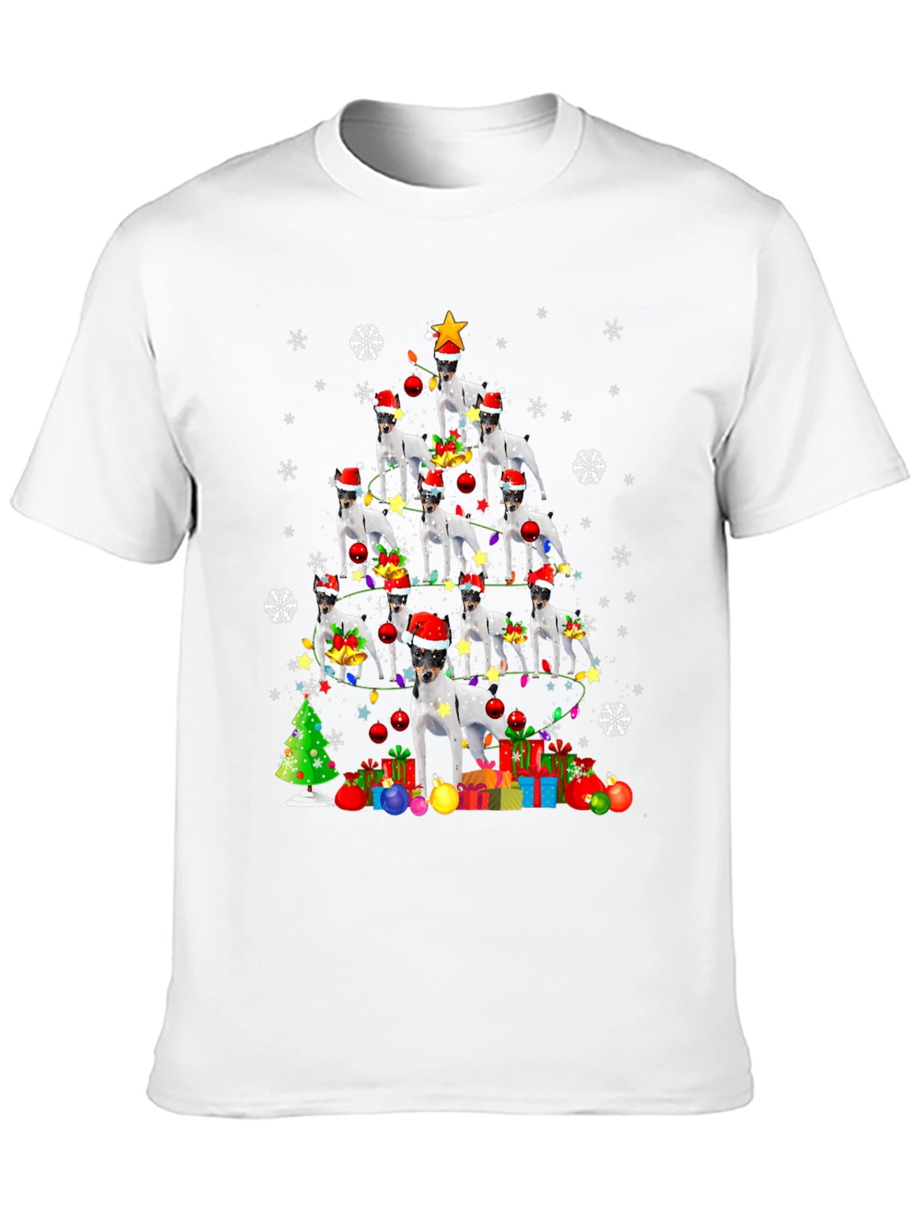 Dog Christmas Tree Graphic Tee