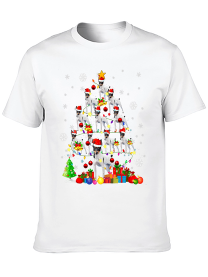 Dog Christmas Tree Graphic Tee