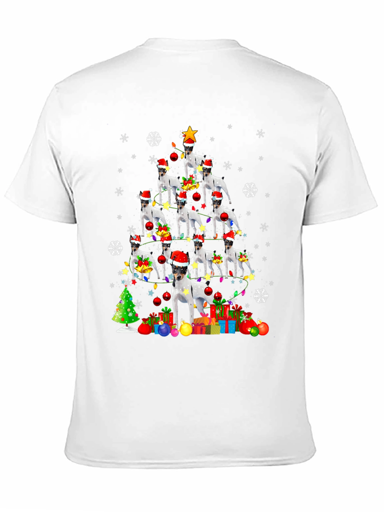 Dog Christmas Tree Graphic Tee