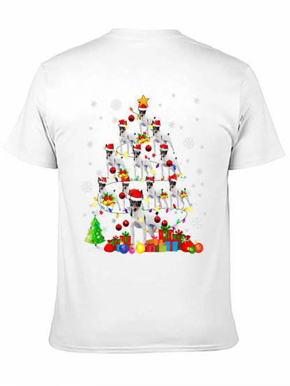 Dog Christmas Tree Graphic Tee