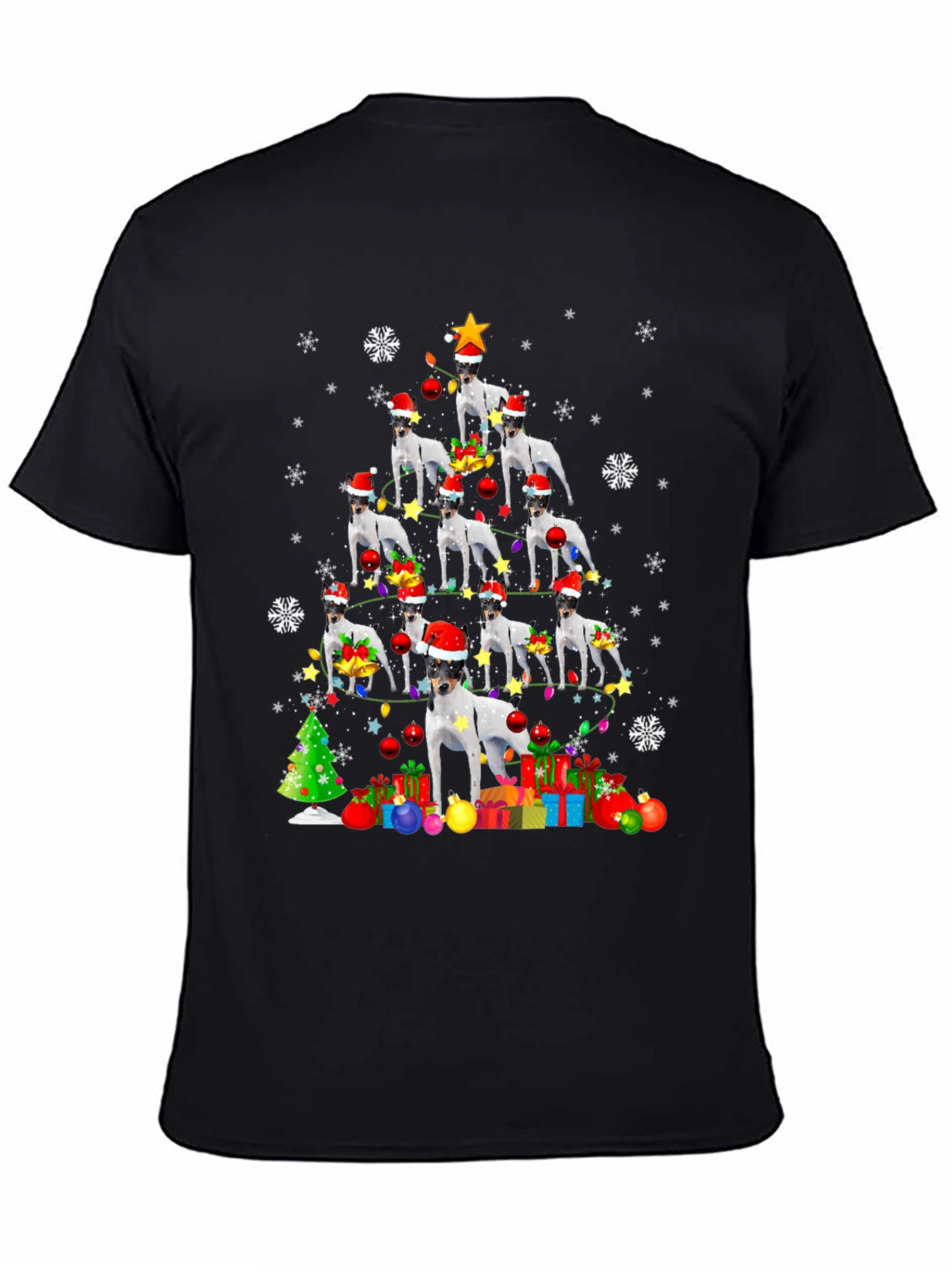 Dog Christmas Tree Graphic Tee