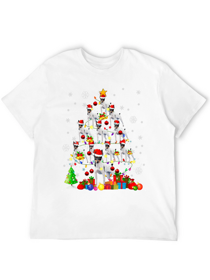 Dog Christmas Tree Graphic Tee