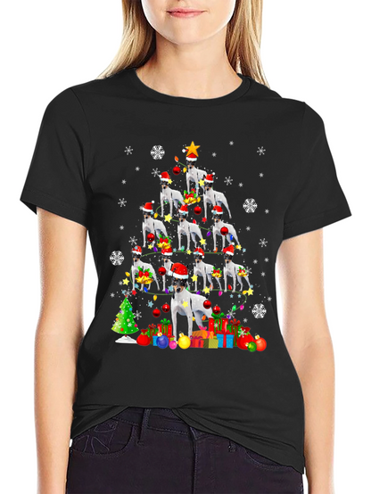 Dog Christmas Tree Graphic Tee
