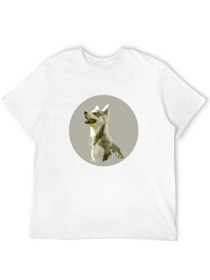 Dog Graphic Tee - Mens Black T-Shirt