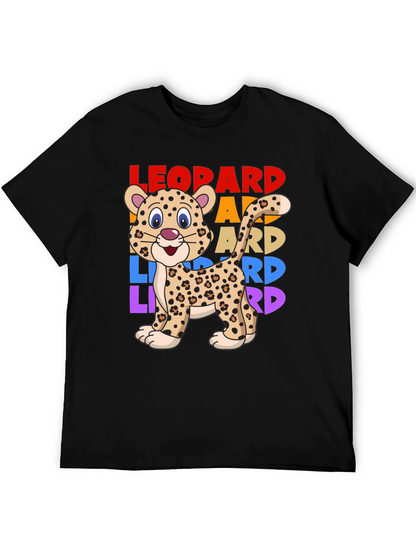 Leopard Graphic T-Shirt - Cute Animal Tee