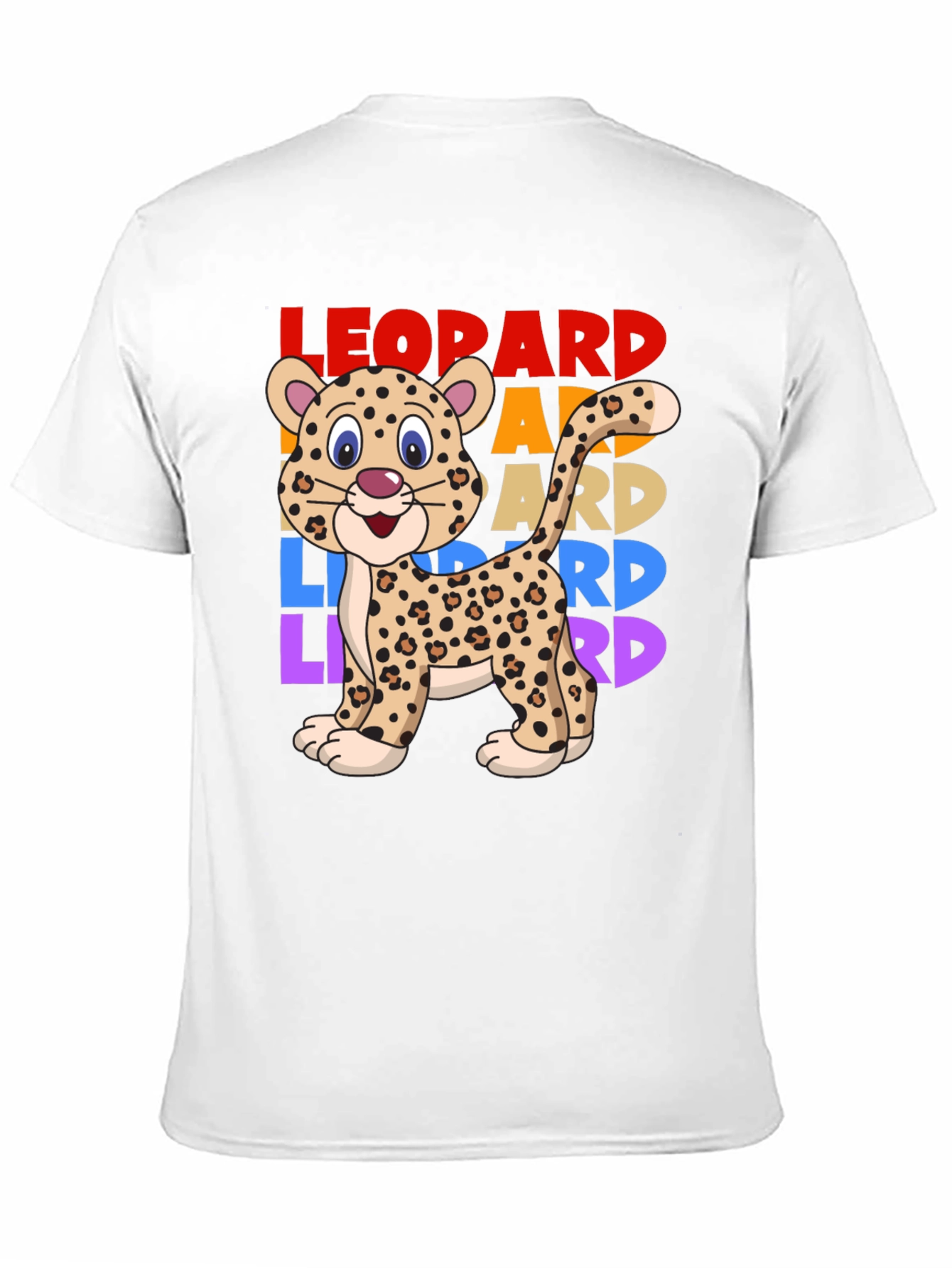 Leopard Graphic T-Shirt - Cute Animal Tee