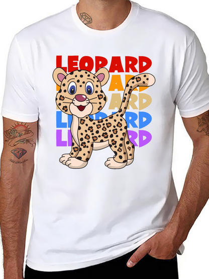 Leopard Graphic T-Shirt - Cute Animal Tee