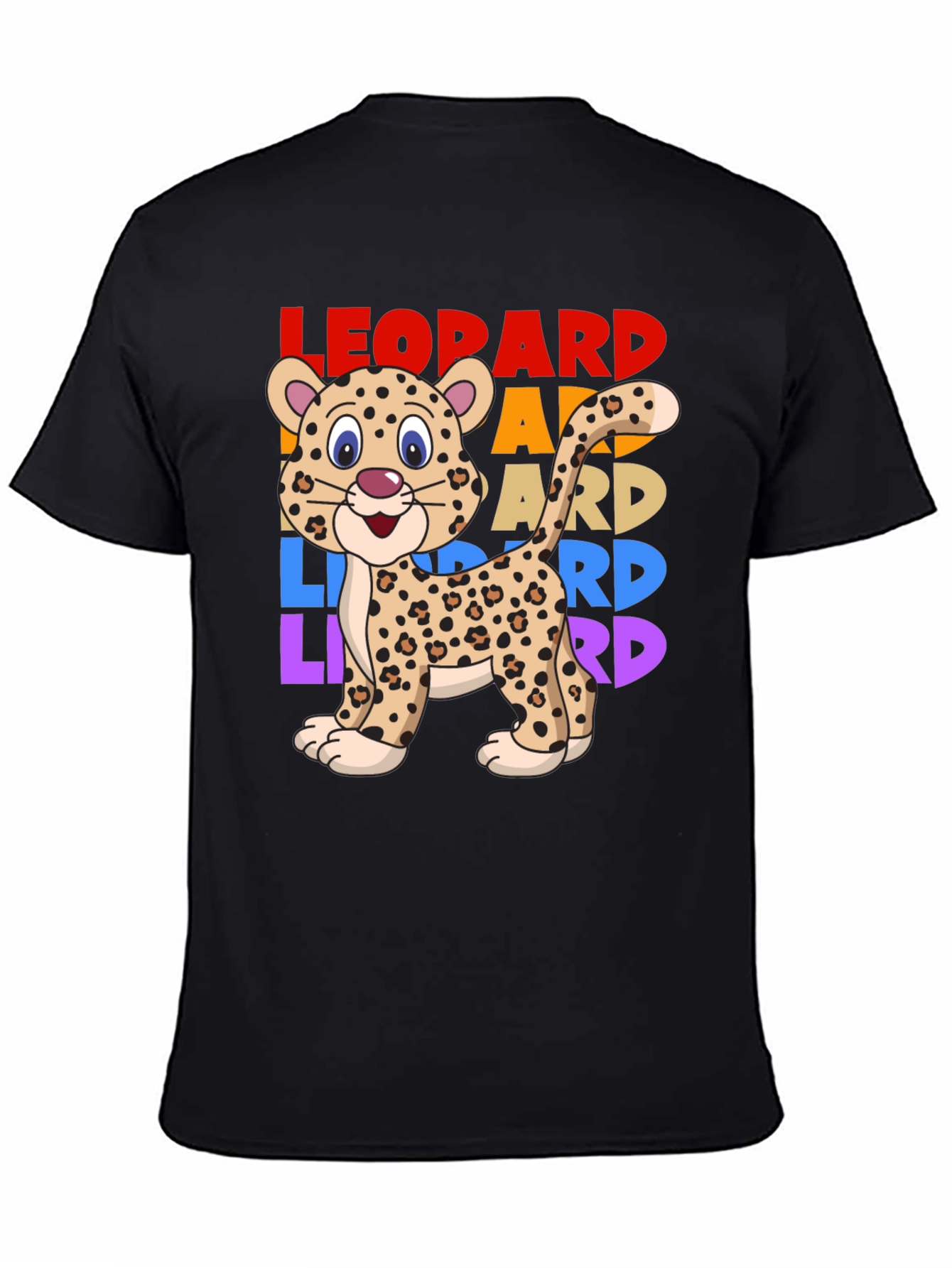 Leopard Graphic T-Shirt - Cute Animal Tee