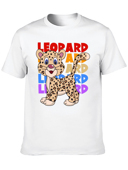 Leopard Graphic T-Shirt - Cute Animal Tee