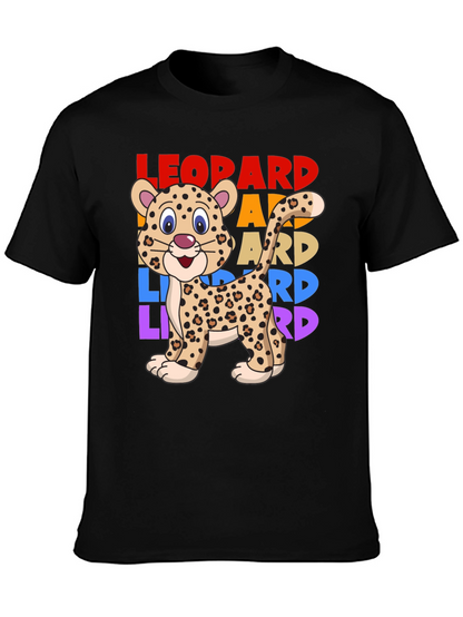 Leopard Graphic T-Shirt - Cute Animal Tee