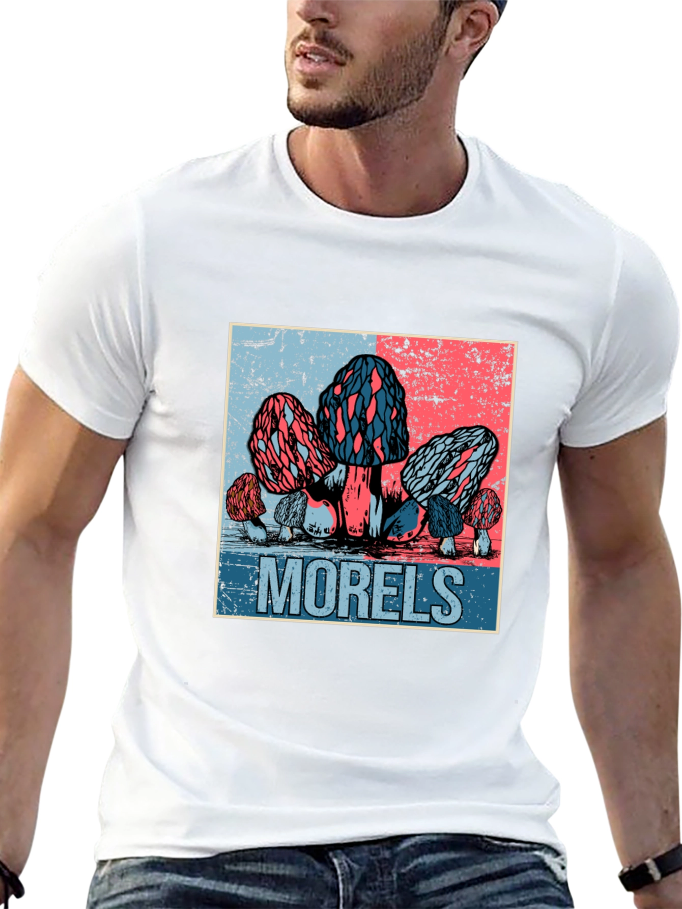 Morels Mushroom Graphic Tee