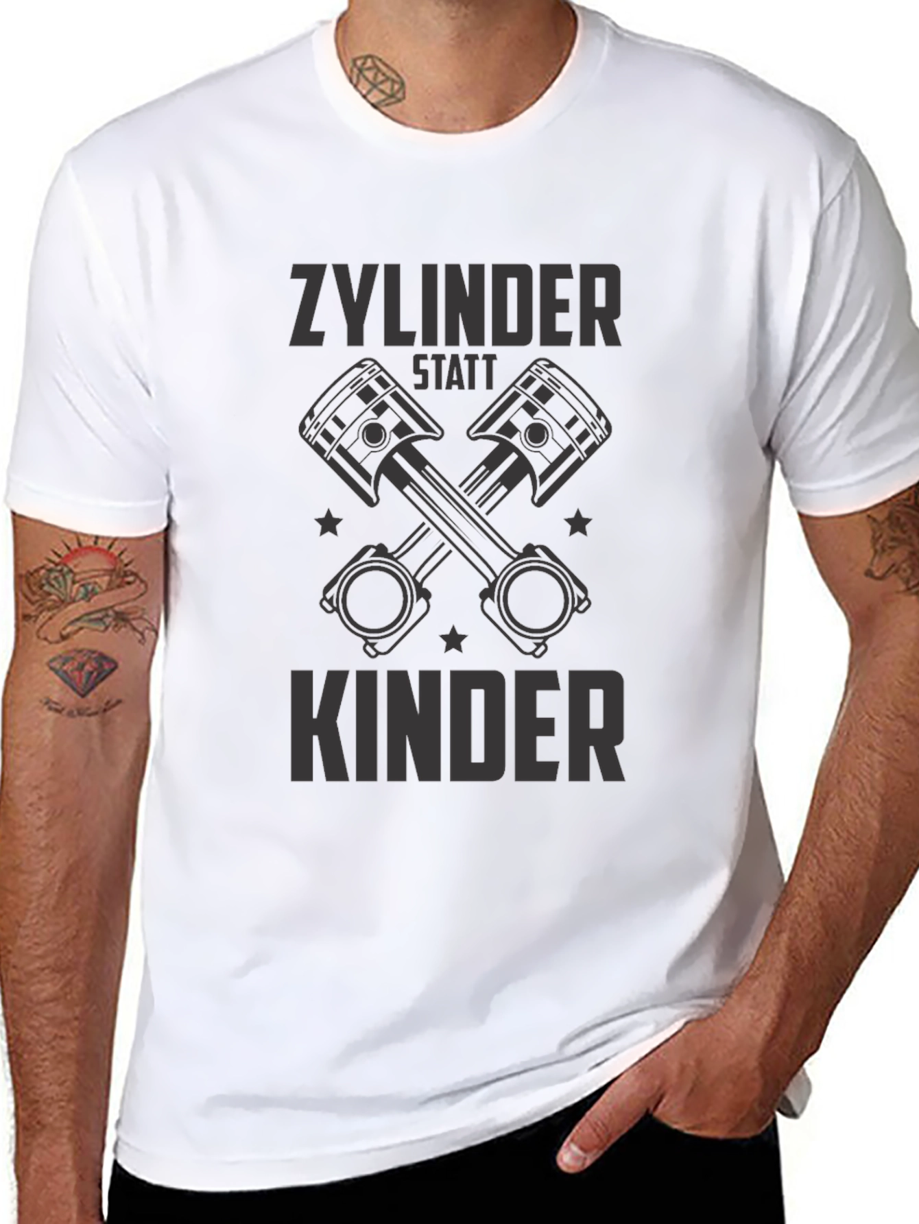 Zylinder Statt Kinder Graphic T-Shirt