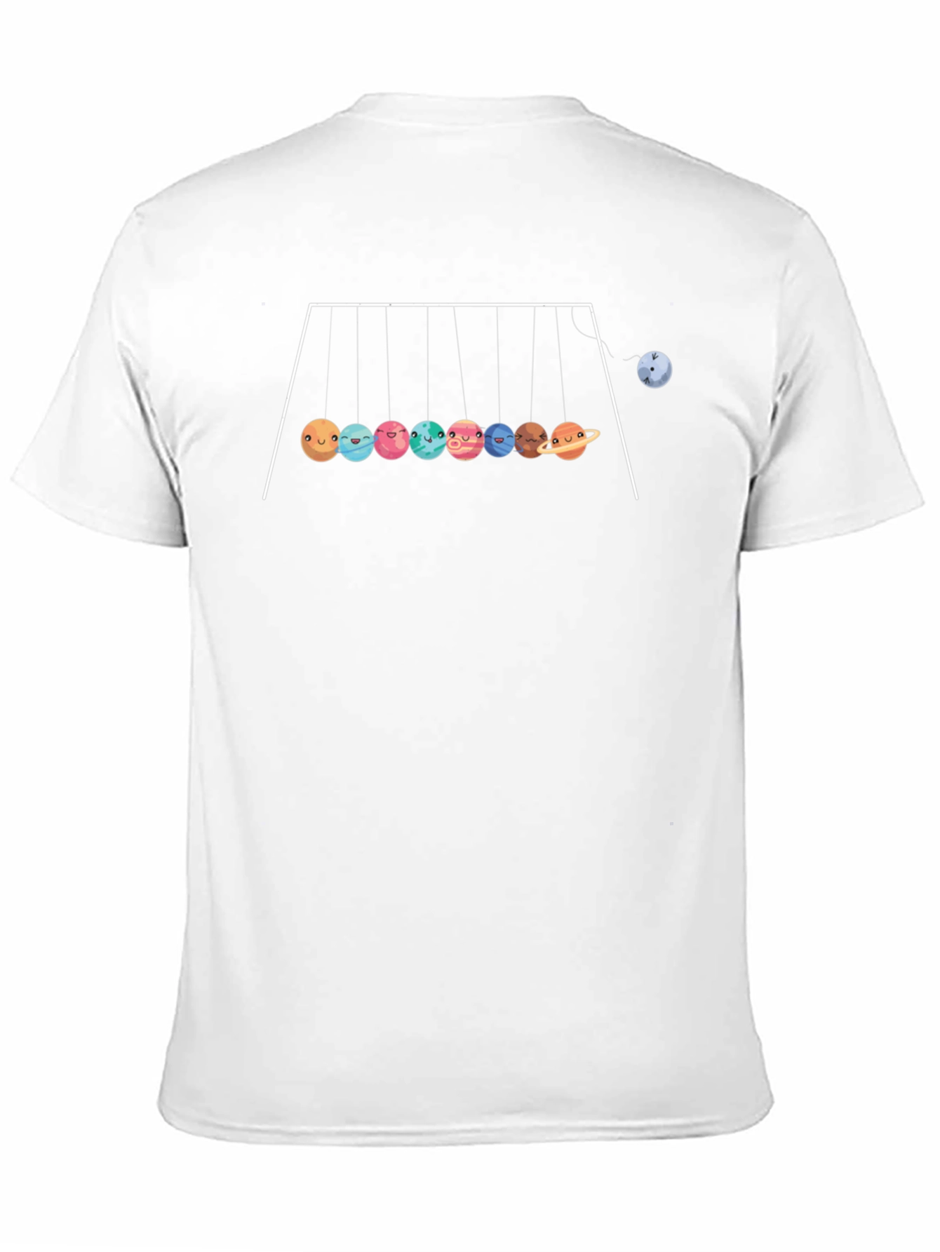 Planetary Motion Graphic Tee - Black