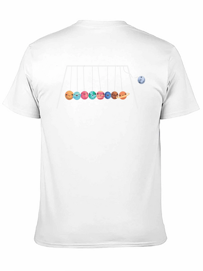 Planetary Motion Graphic Tee - Black