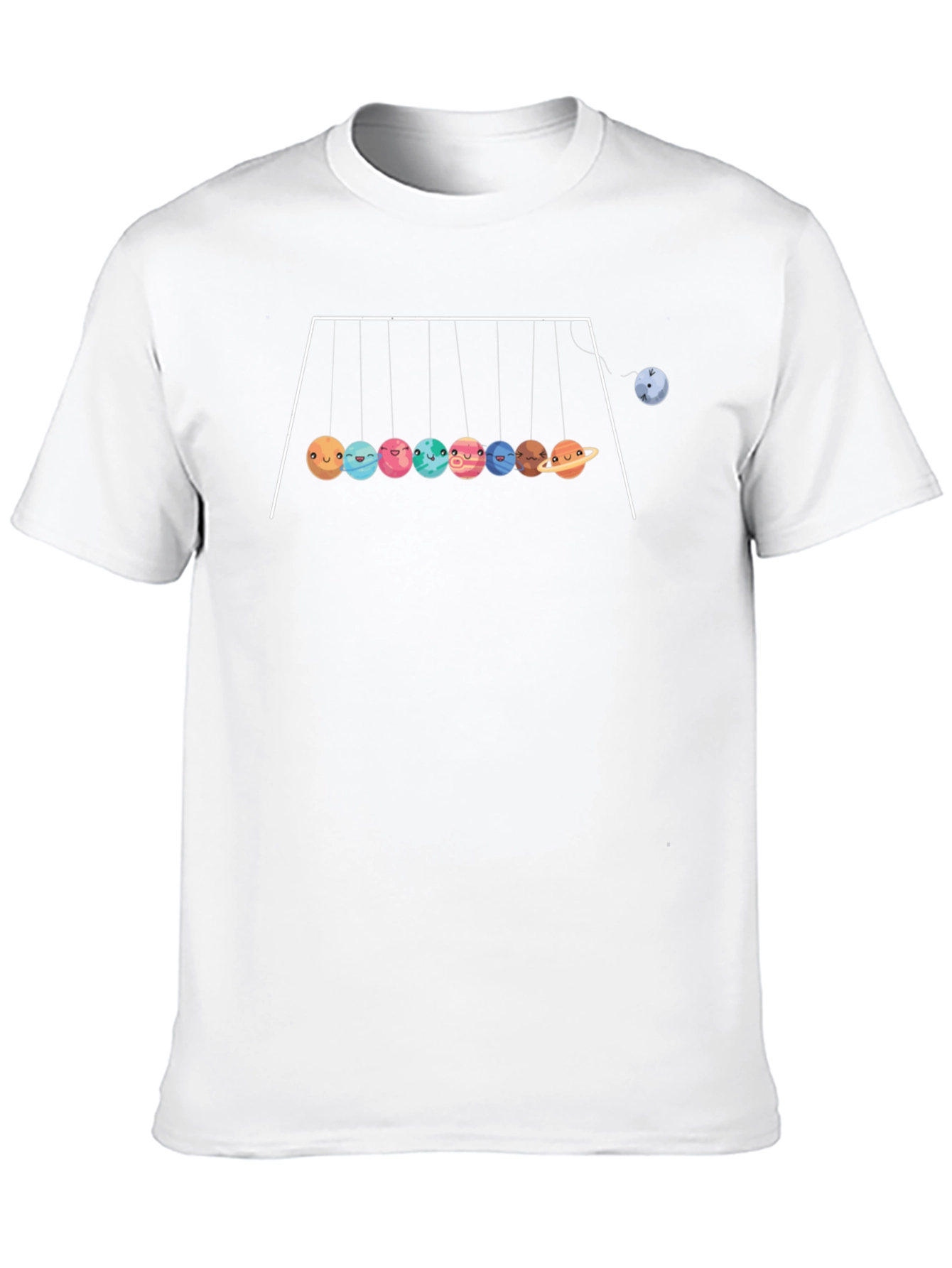 Planetary Motion Graphic Tee - Black