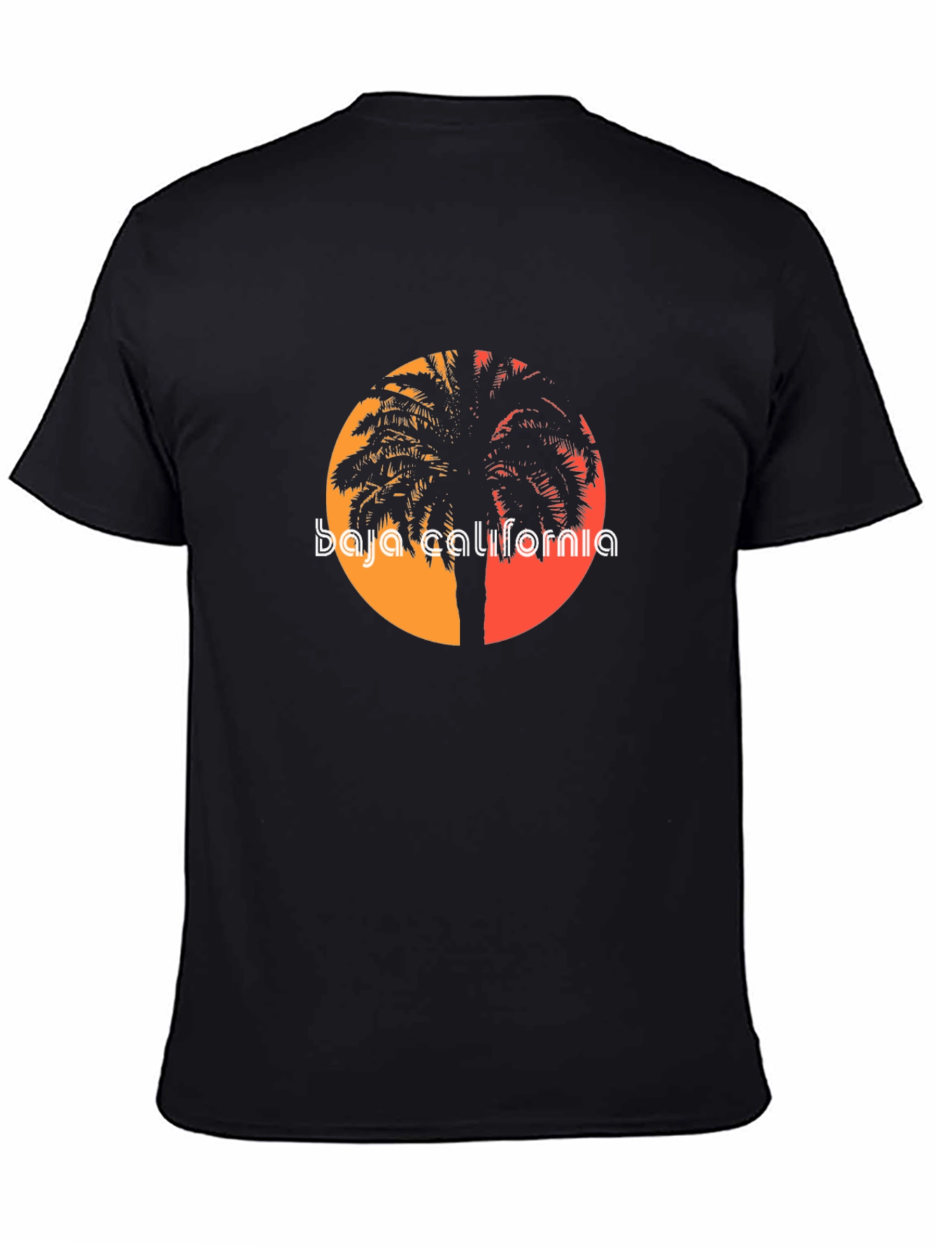 Baja California Palm Tree Sunset T-Shirt