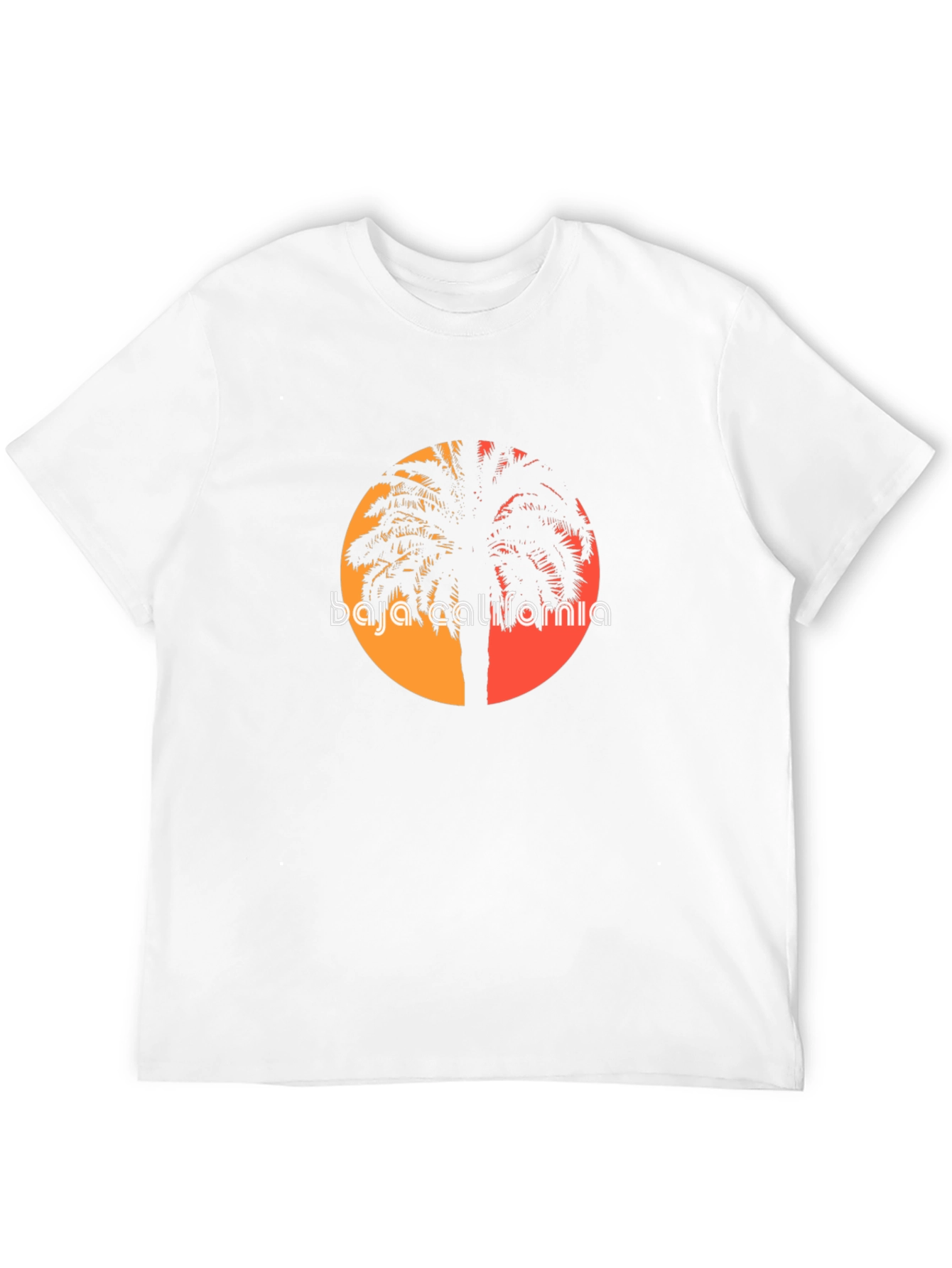 Baja California Palm Tree Sunset T-Shirt