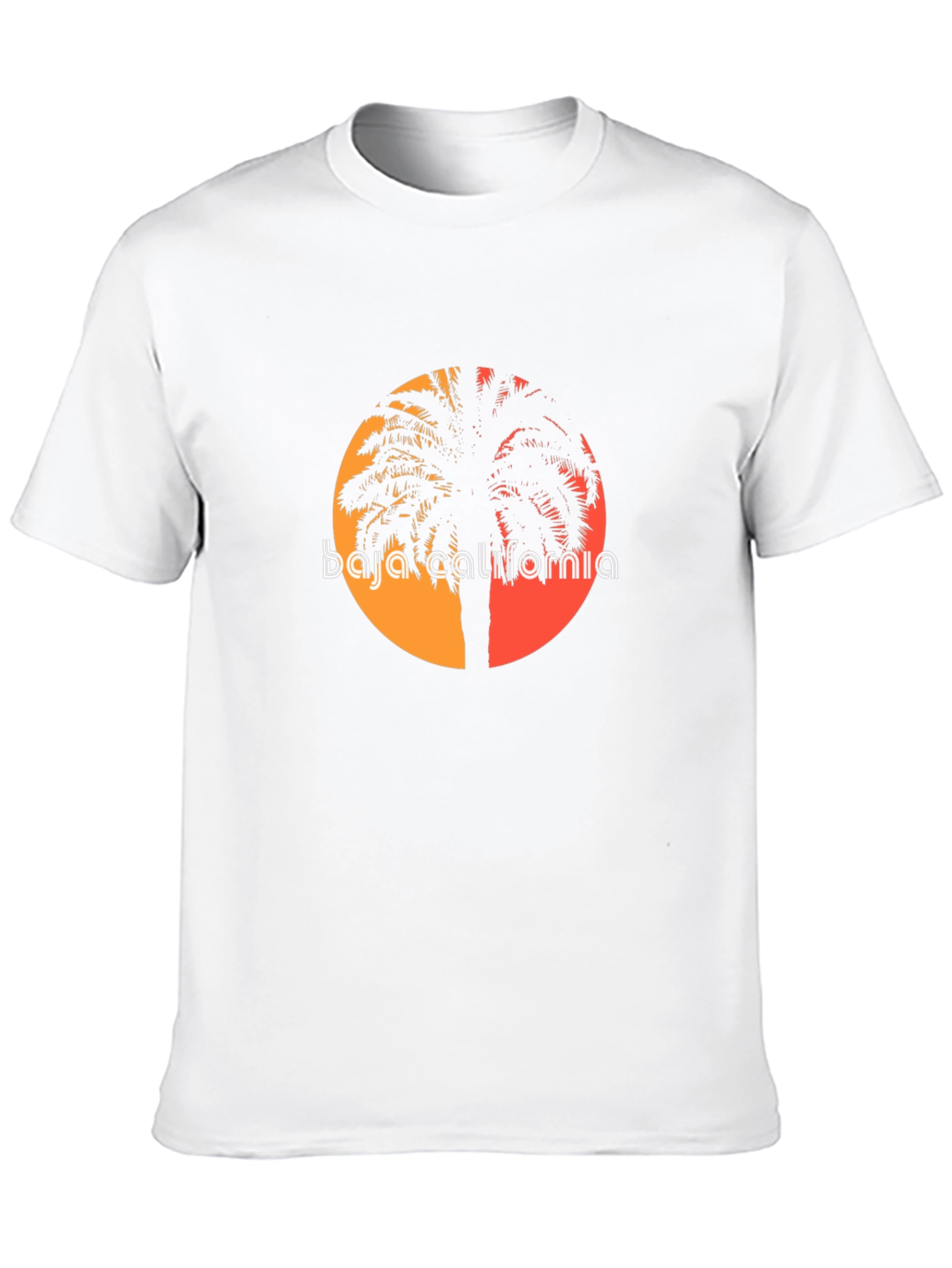 Baja California Palm Tree Sunset T-Shirt