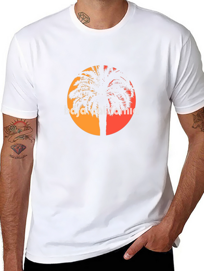 Baja California Palm Tree Sunset T-Shirt