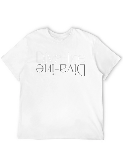 Diva-ine Reflective Graphic Tee - Black