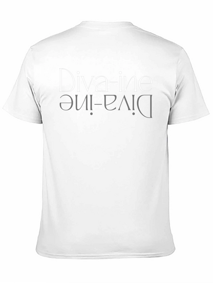 Diva-ine Reflective Graphic Tee - Black