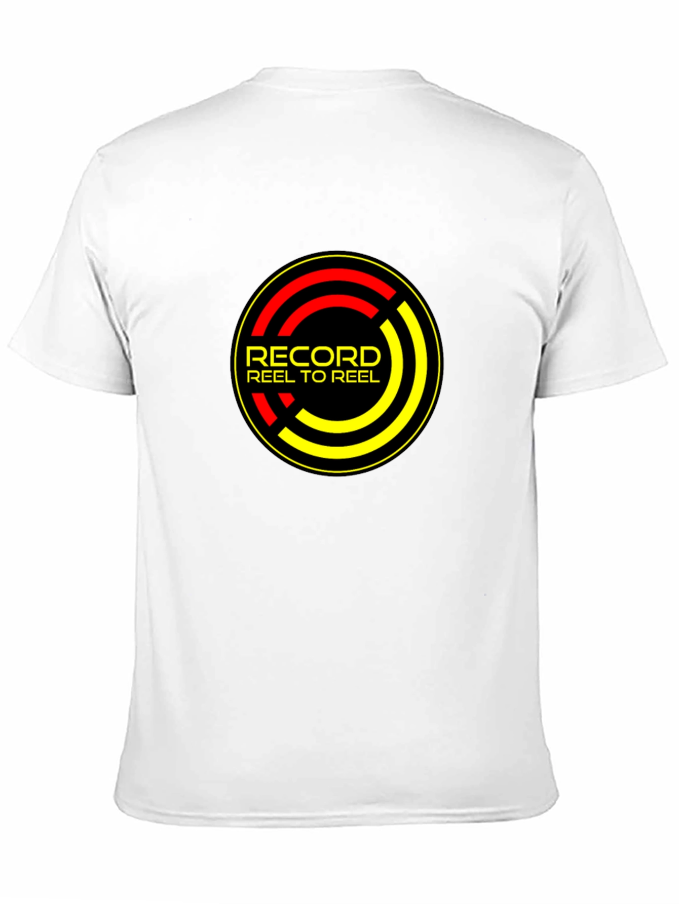 Record Reel to Reel Black T-Shirt