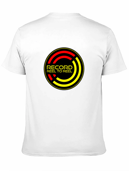 Record Reel to Reel Black T-Shirt