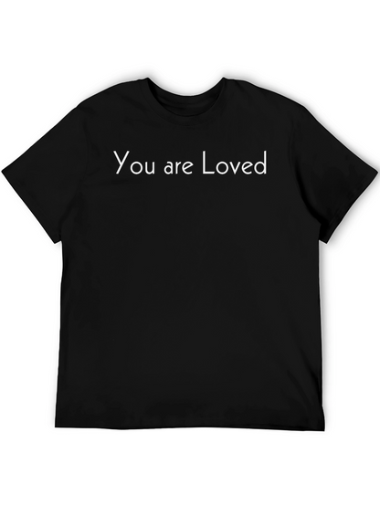 You Are Loved Graphic Tee - Black