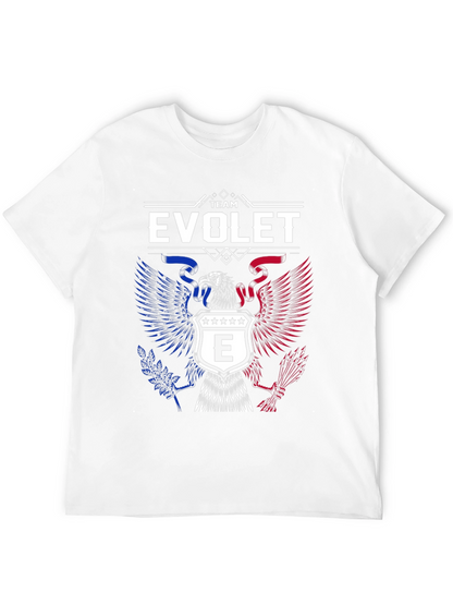 Team Evolet Eagle Crest Graphic Tee - Patriotic Pride!