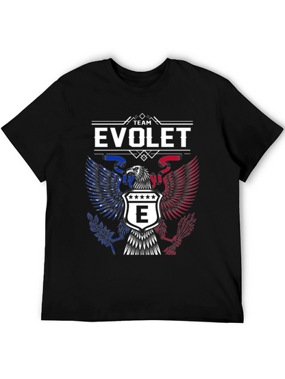 Team Evolet Eagle Crest Graphic Tee - Patriotic Pride!