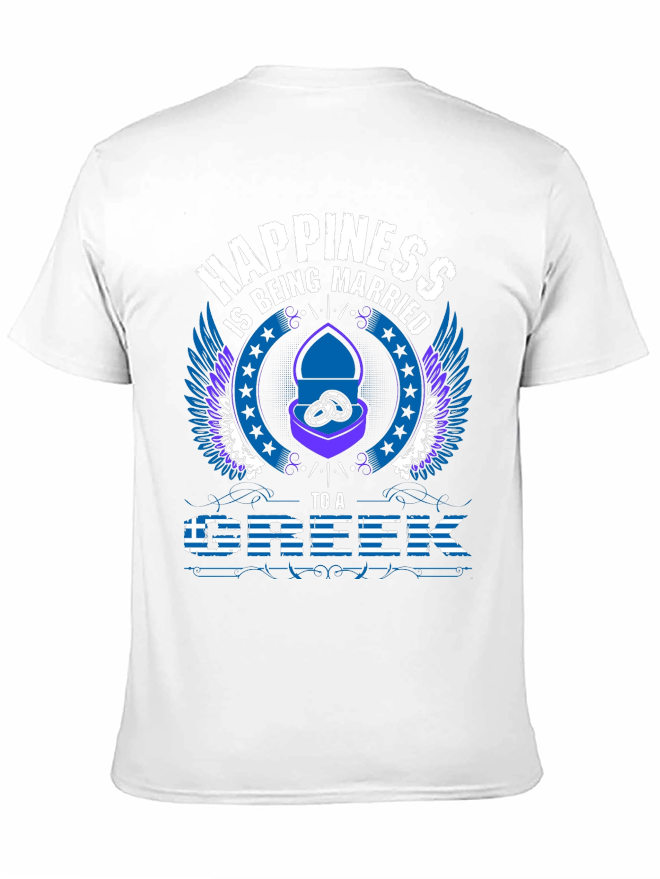 Happiness is Being Married to a Greek T-Shirt