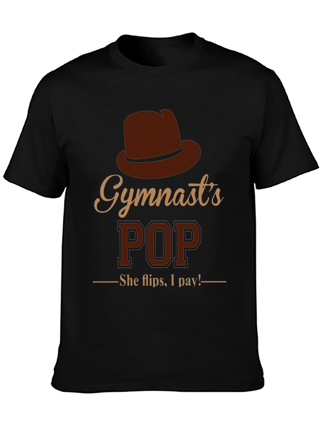 Gymnasts Pop Graphic T-Shirt - She Flips I Pay!