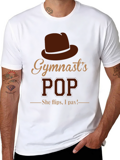 Gymnasts Pop Graphic T-Shirt - She Flips I Pay!