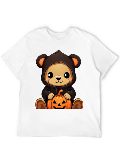Halloween Teddy Bear Pumpkin T-Shirt