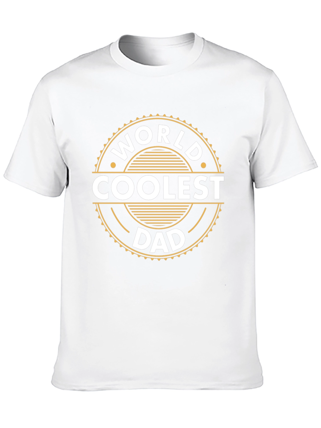 Worlds Coolest Dad Black T-Shirt