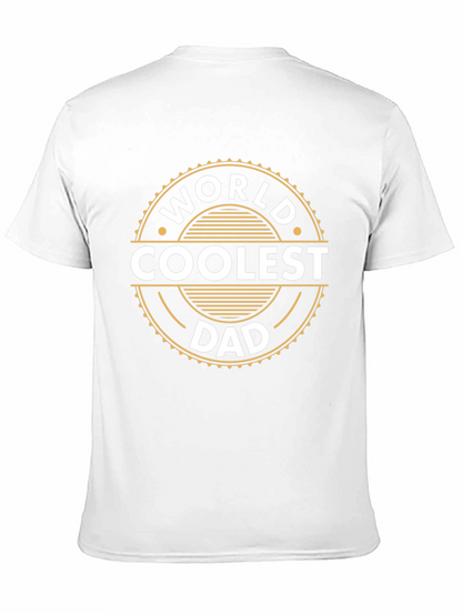 Worlds Coolest Dad Black T-Shirt