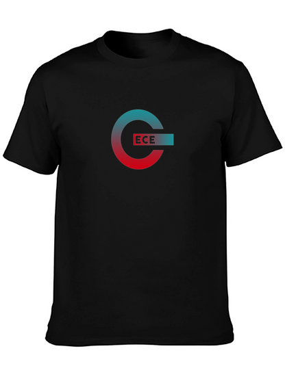 ECE Gradient Logo Black T-Shirt