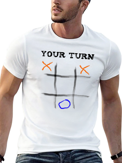 Your Turn Tic-Tac-Toe Graphic T-Shirt