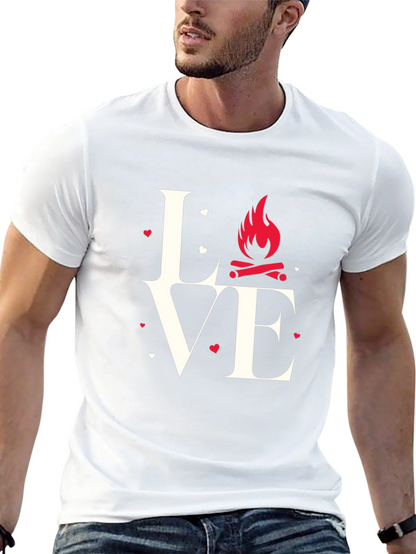 Love Camping Graphic T-Shirt - Black