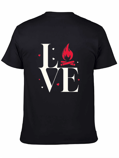 Love Camping Graphic T-Shirt - Black
