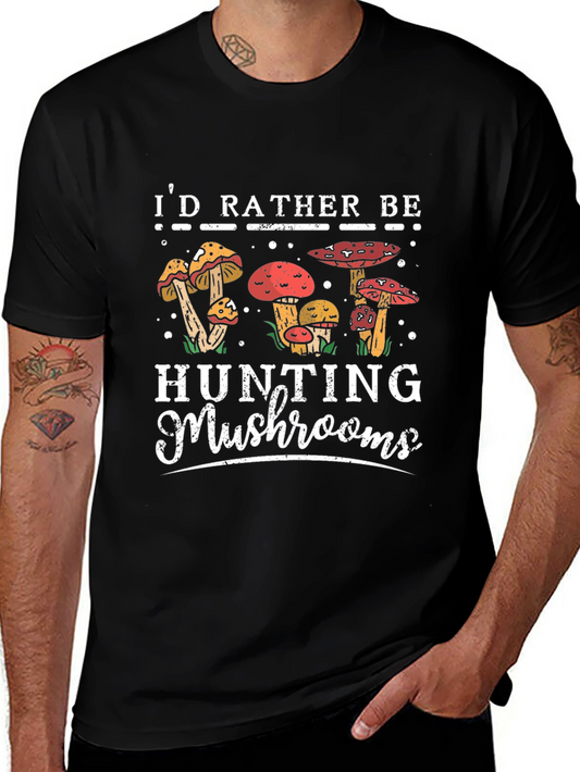 Mushroom Hunting T-Shirt - Nature Lover Gift