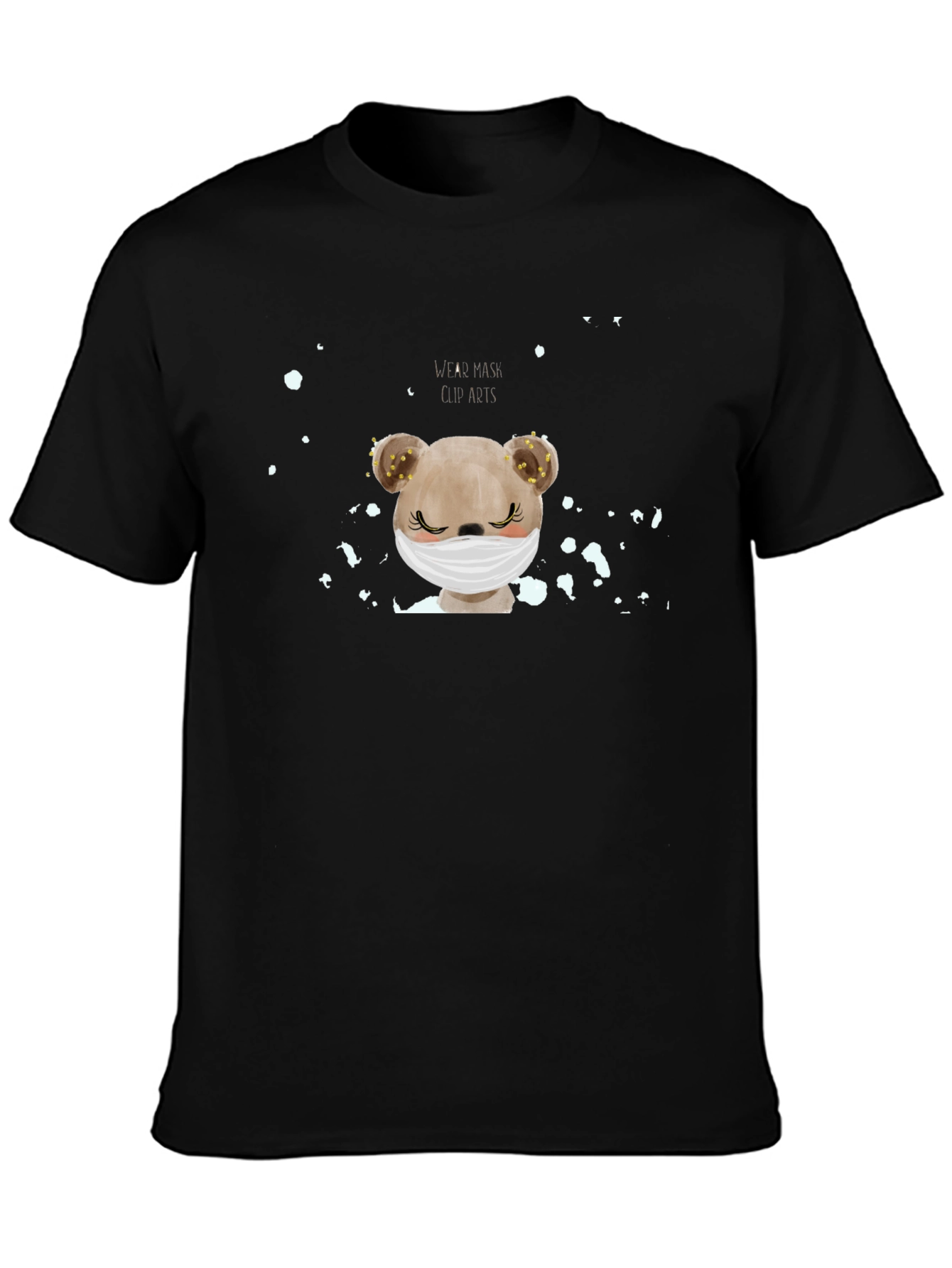 Masked Bear Graphic Tee