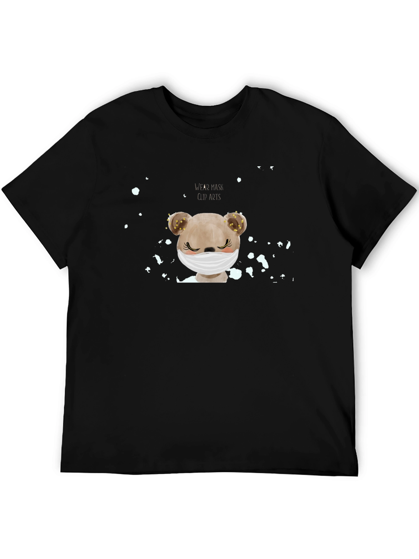 Masked Bear Graphic Tee
