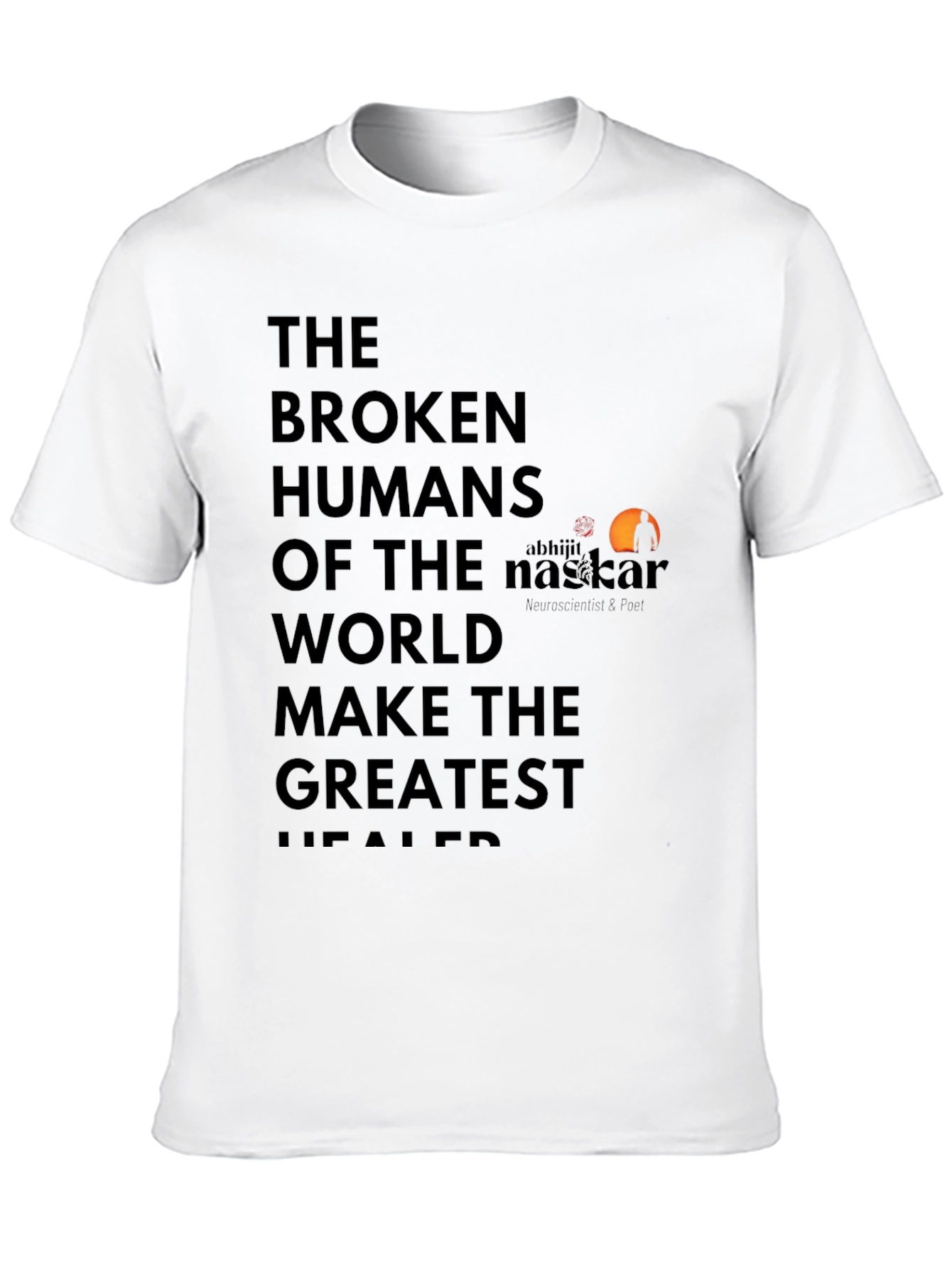 Broken Humans Black Graphic T-Shirt