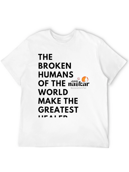 Broken Humans Black Graphic T-Shirt