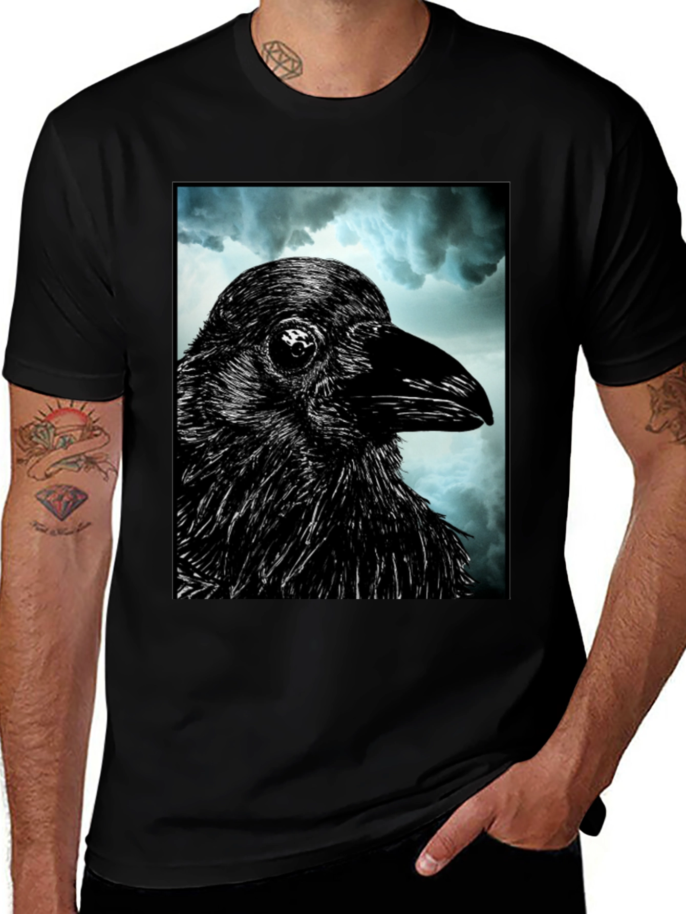 Raven Graphic T-Shirt