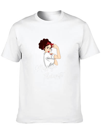 Massage Therapist Black Graphic T-Shirt
